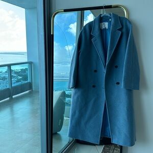 2023 Season Babaton Slouch Trench Sky Blue - ARITZIA- size L